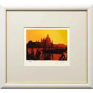 絵画 ヒロ・ヤマガタ(山形博導) ベニスの夕焼け
