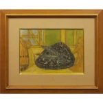 絵画 三岸節子 静物