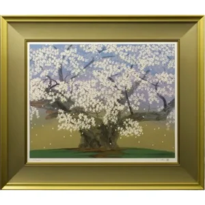 絵画 中島千波 淡墨桜