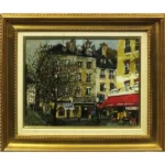 絵画 児玉幸雄 街角のカフェ