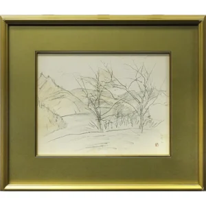 絵画 奥村土牛 相模湖