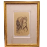 絵画  小磯良平 人形