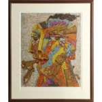 絵画 絹谷幸二 涙するカトリーヌ