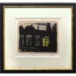 絵画 香月泰男 パリの屋根より