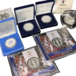 2002年FIFAワールドカップ記念千円銀貨幣プルーフ 近代通貨制度150周年記念千円銀貨幣プルーフ貨幣 他計6点