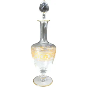 Baccarat バカラ 金彩花文デキャンタ