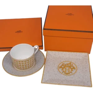 エルメス モザイク ヴァンキャトル カップ＆ソーサー プチカレ スクエアプレート