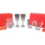 バカラ アルクール ロックグラス×2 アサス ワイングラス×2 コローユ フラワーベース 計5点