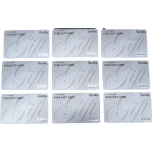 バニラvisaギフトカード 9枚セット