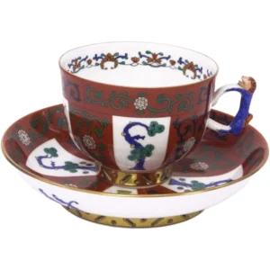 ヘレンド シノワズリ ゲデレG 西安の赤 カップ＆ソーサー