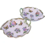 ヘレンド ヴィクトリアブーケ シェルディッシュ 2枚 セット