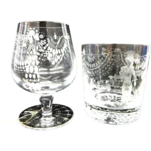 マイセン アラビアンナイト ロックグラス  クリスタル ワイングラス 2個セット