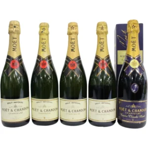 モエ・エ・シャンドン MOET & CHANDON 白 シャンパン 5本セット