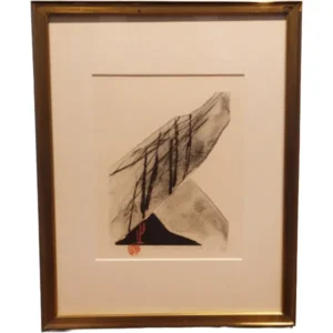 リトグラフ 篠田桃紅 SNOW