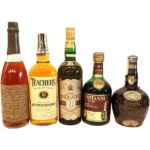 ロイヤルサルート21年他  バーボン スコッチ 5本セット