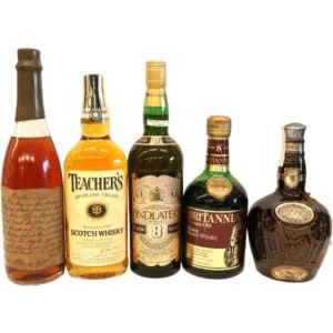 ロイヤルサルート21年他  バーボン スコッチ 5本セット