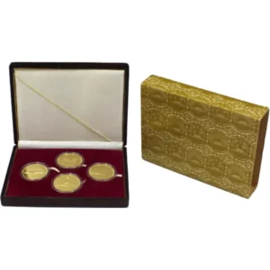 中華人民共和国30周年記念プルーフ400元金貨 4種