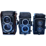 二眼レフカメラ Rolleiflex 3種3台