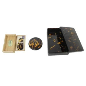 和装小物 べッ甲イソガイ ファンデーションケース 靴ベラ 小物入れケース