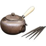 徳力刻印 純銀 急須