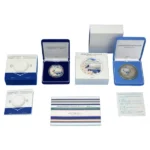 新幹線鉄道開業50周年記念千円銀貨他