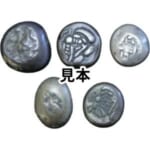 日本の古銭 豆板銀 (両面大黒含) 5個