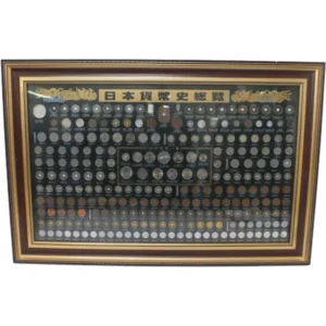 日本貨幣史総覧 記念硬貨 古銭 総数250枚 額入り