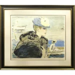 絵画 J.P.カシニョール 湖