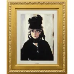 絵画 エドゥアール・マネ すみれの花束をつけたベルト モリゾ