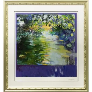 絵画 トレンツ・リャド 静かなる水面 マジョルカ