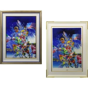 絵画 ヒロ・ヤマガタ(山形博導) カルガリーオリンピック 30号 原画 版画 セット