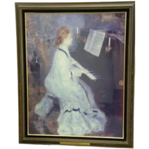 絵画 ピエール・オーギュスト・ルノワール ピアノを弾く婦人 レプリカ