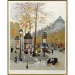 絵画 ミッシェル・ドラクロワ 少年時代のパリ 夏