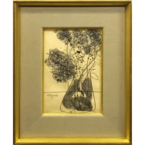 絵画 三岸節子 花