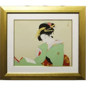 絵画 上村松園 美人観音