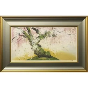 絵画 中島千波 泰雲寺の枝垂れ桜