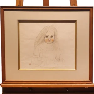 絵画 奥村土牛 人形