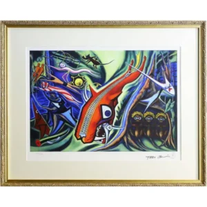 絵画 岡本太郎 森の掟