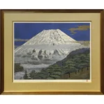 絵画 後藤純男 早春富士