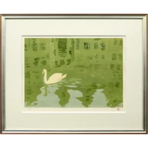 絵画 東山魁夷 揺れる窓