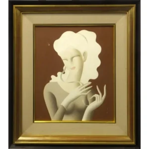 絵画 東郷青児 婦人像