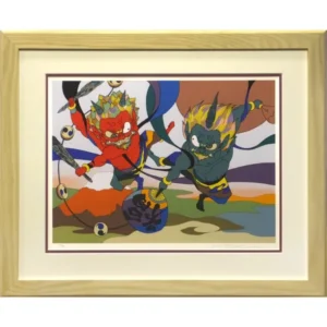 絵画 瀧下和之 富獄風神雷神図