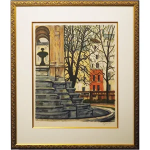 絵画 荻須高徳 インノサンの噴水