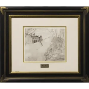 絵画 藤田嗣治 オペラ座の夢 魅せられたる河 より