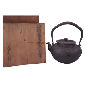 茶道具 鉄瓶 龍文堂造