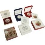 近代通貨制度150周年記念千円銀貨幣 郵便制度150周年記念千円銀貨幣プルーフ貨幣セット 他 計3点