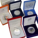 近代通貨制度150周年記念千円銀貨幣プルーフ貨幣 国際連合加盟50周年記念千円銀貨幣プルーフ貨幣セット他 計5点