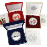 近代通貨制度150周年記念千円銀貨幣プルーフ貨幣セット 郵便制度150周年記念千円銀貨幣プルーフ 他計3点