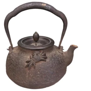 龍文堂 上田 照房 造 蟹 鉄瓶 急須