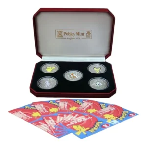 2002年 ポケモンカラー銀貨5種セット